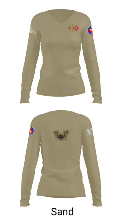 142 FA BDE Warrants 90151775 Women's Long Sleeve V-neck Shirt - 42