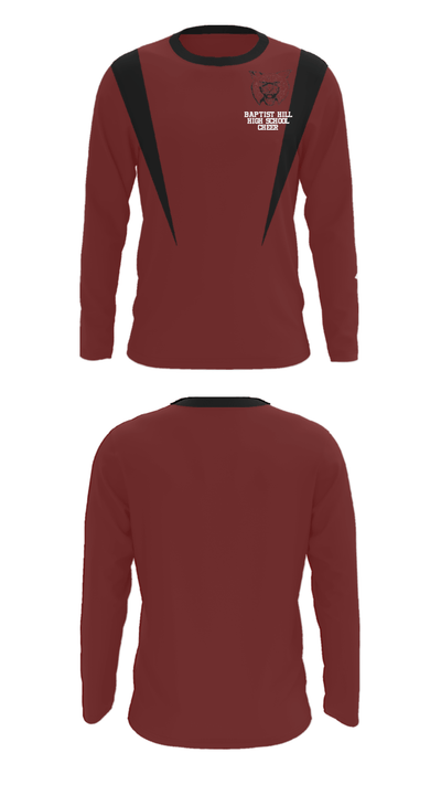 Baptist Hill High School Cheer 89620013 Long Sleeve Performance Shirt - 28