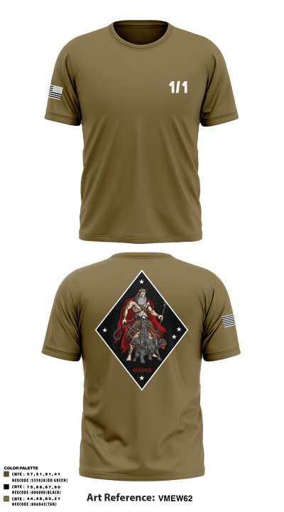 Hades 3421841 Short Sleeve Performance Shirt - 3