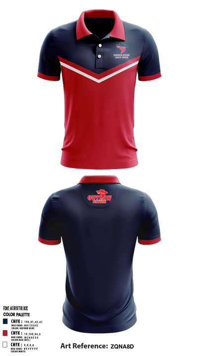 Saugerties Outlaws 20780337 Short Sleeve Performance Polo - 6