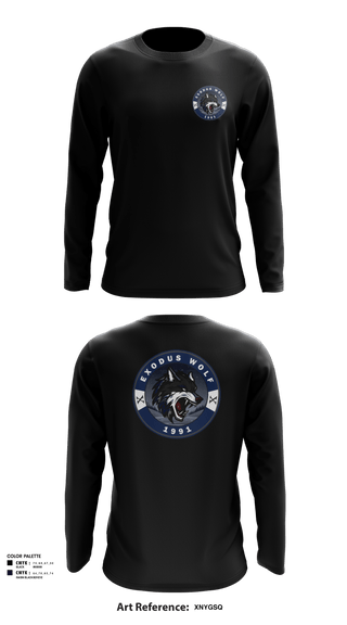 Long Sleeve Performance Shirt, Exodus_wolf1991, , Teamtime, Team time, sublimation, custom sports apparel, team uniforms, spirit wear, spiritwear, sports uniforms, custom shirts, team store, custom team store, fundraiser sports, apparel fundraiser