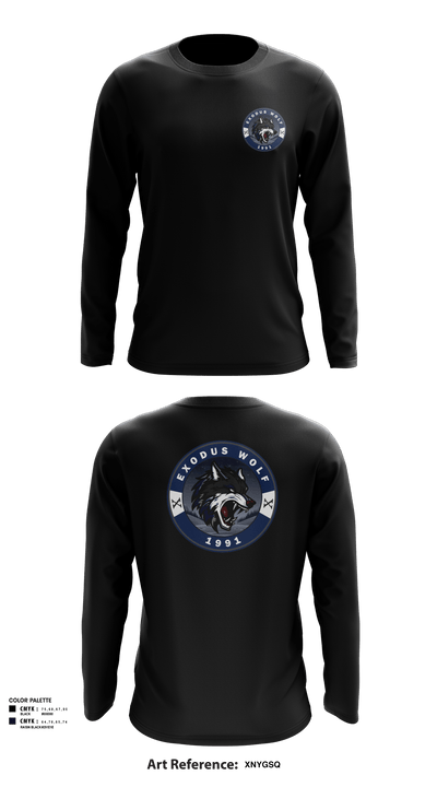 Exodus_wolf1991 44662947 Long Sleeve Performance Shirt - 1