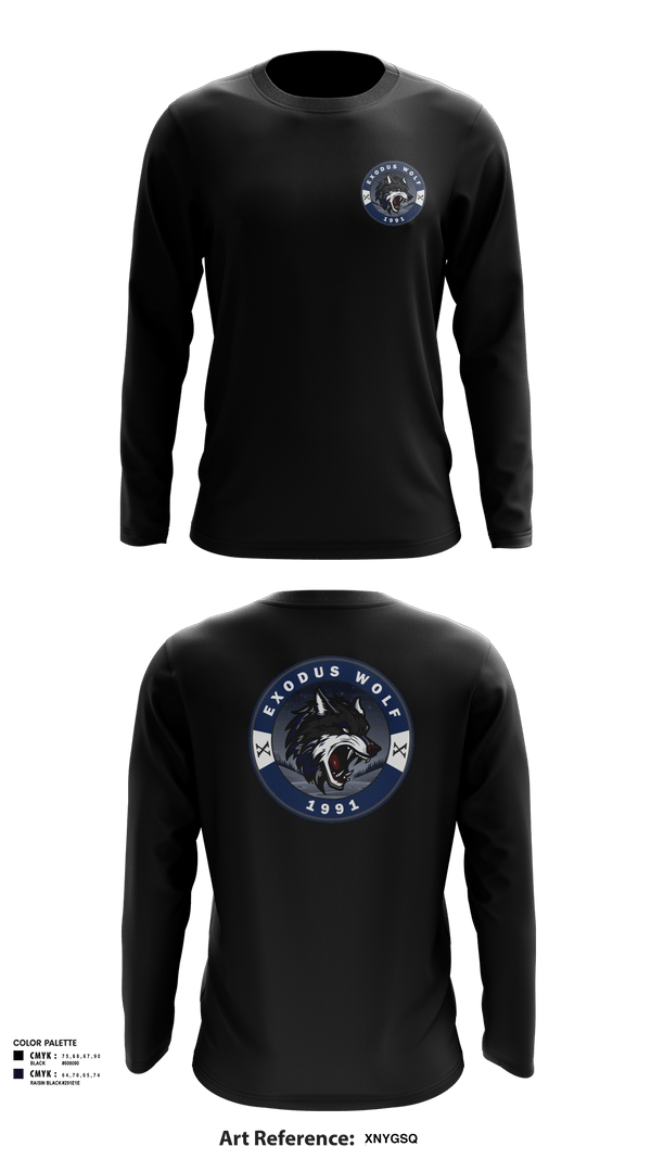 Long Sleeve Performance Shirt, Exodus_wolf1991, , Teamtime, Team time, sublimation, custom sports apparel, team uniforms, spirit wear, spiritwear, sports uniforms, custom shirts, team store, custom team store, fundraiser sports, apparel fundraiser