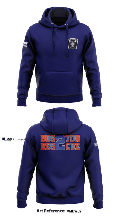 Boston Fire Department 86583184 Hoodie - 3