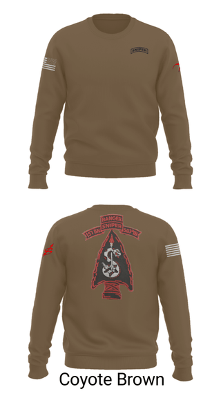 Crew Neck Sweatshirt, , Army, Teamtime, Team time, sublimation, custom sports apparel, team uniforms, spirit wear, spiritwear, sports uniforms, custom shirts, team store, custom team store, fundraiser sports, apparel fundraiser