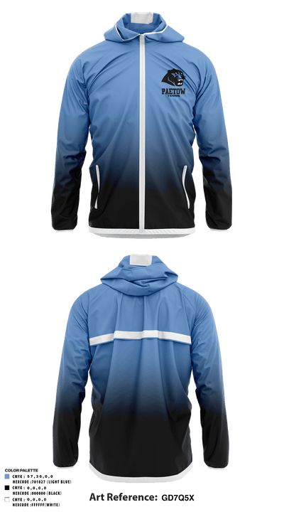 Paetow High School Tennis 24931552 Windbreaker - 1