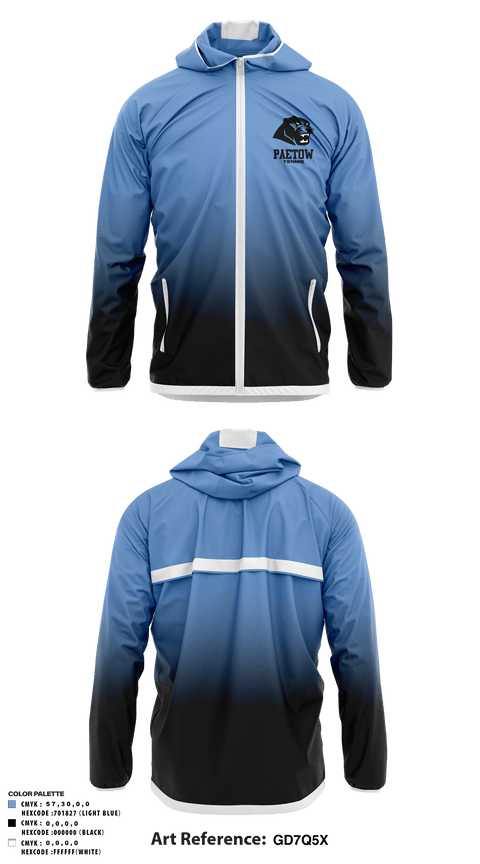 Windbreaker, Paetow High School Tennis, Tennis, Teamtime, Team time, sublimation, custom sports apparel, team uniforms, spirit wear, spiritwear, sports uniforms, custom shirts, team store, custom team store, fundraiser sports, apparel fundraiser