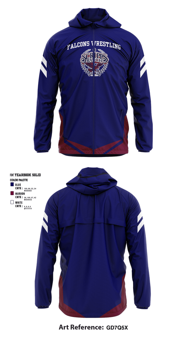 Windbreaker, Scripps Ranch High School Wrestling, Wrestling, Teamtime, Team time, sublimation, custom sports apparel, team uniforms, spirit wear, spiritwear, sports uniforms, custom shirts, team store, custom team store, fundraiser sports, apparel fundraiser