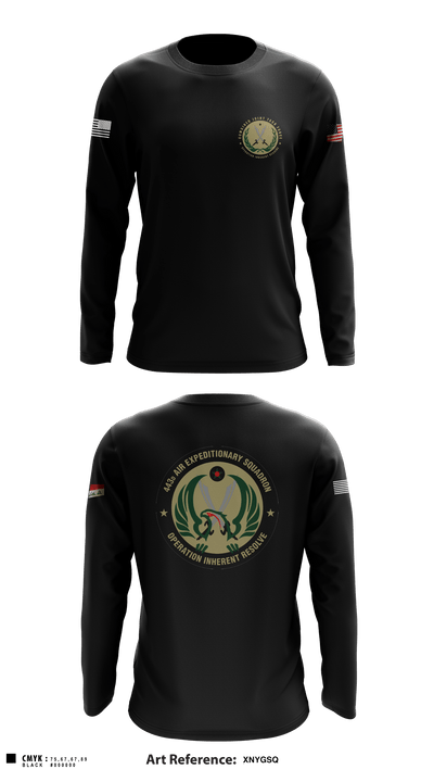 443 AES 97210845 Long Sleeve Performance Shirt - 1