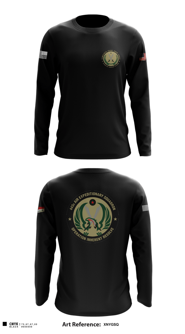 Long Sleeve Performance Shirt, 443 AES, Air Force, Teamtime, Team time, sublimation, custom sports apparel, team uniforms, spirit wear, spiritwear, sports uniforms, custom shirts, team store, custom team store, fundraiser sports, apparel fundraiser