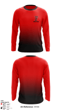 Frontier Senior High School Wrestling 68856248 Long Sleeve Rash Guard Shirt - 4