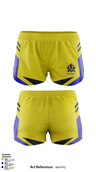 Women's Shorts, Women's Fastpitch Softball Association, Softball, Teamtime, Team time, sublimation, custom sports apparel, team uniforms, spirit wear, spiritwear, sports uniforms, custom shirts, team store, custom team store, fundraiser sports, apparel fundraiser