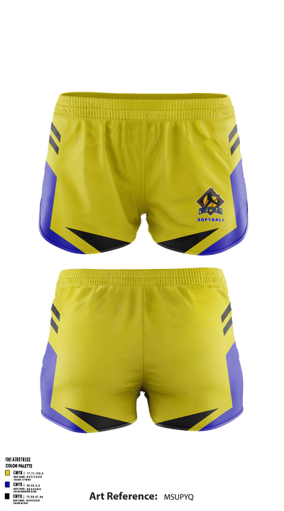 Women's Fastpitch Softball Association 78324561 Women's Shorts - 1
