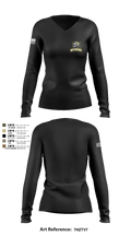 Dallas Defenders 76170912 Women's Long Sleeve V-neck Shirt - 1