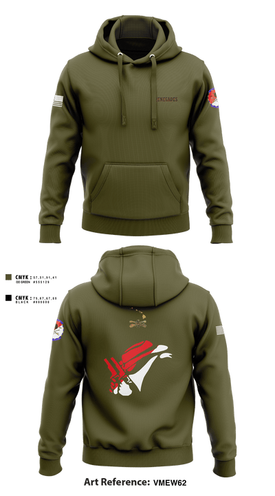 2-6 Cav Alpha troop Renegades 57667590 Hoodie - 7