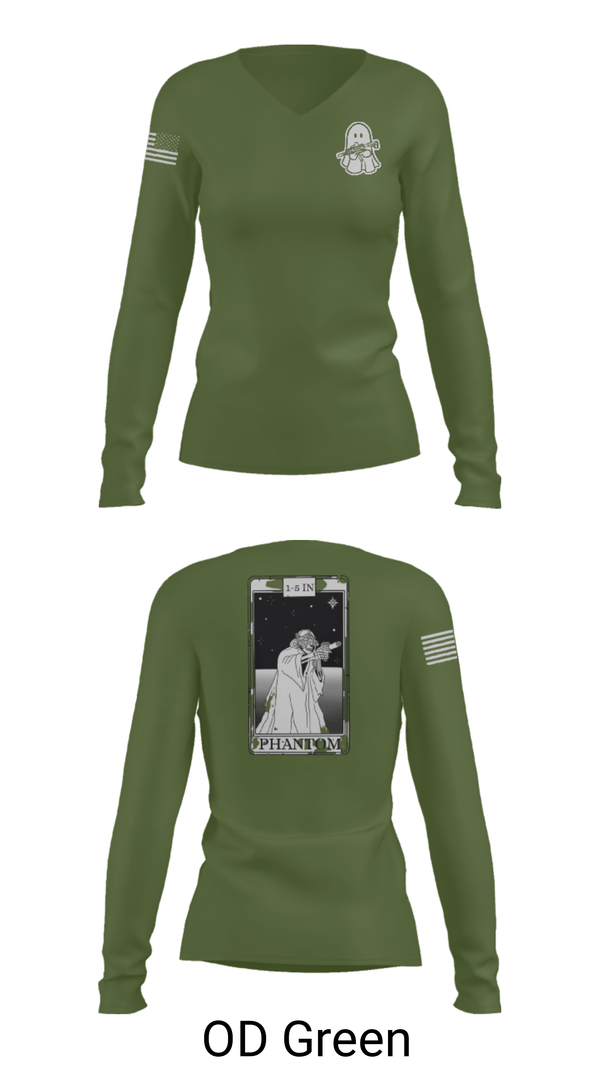 Women's Long Sleeve Vneck Shirt, , Army, Teamtime, Team time, sublimation, custom sports apparel, team uniforms, spirit wear, spiritwear, sports uniforms, custom shirts, team store, custom team store, fundraiser sports, apparel fundraiser