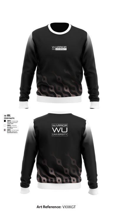 Warrior University 35293904 Crew Neck Sweatshirt - 1