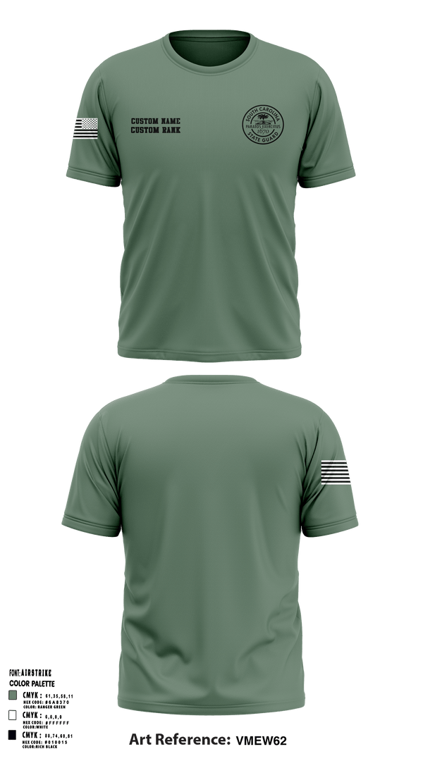Short Sleeve Performance Shirt, South Carolina State Guard, , Teamtime, Team time, sublimation, custom sports apparel, team uniforms, spirit wear, spiritwear, sports uniforms, custom shirts, team store, custom team store, fundraiser sports, apparel fundraiser
