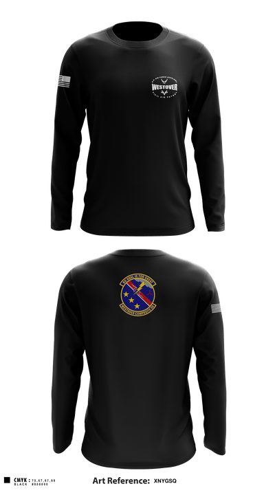 Westover Composite Squadron 58741877 Long Sleeve Performance Shirt - 7