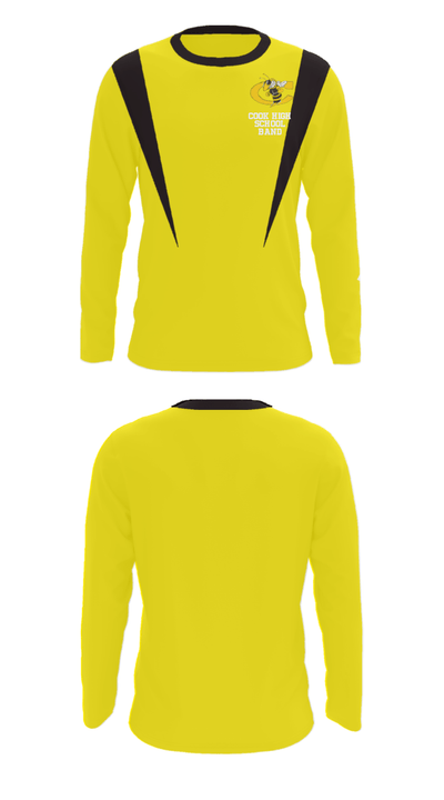 Cook High School Band 91156172 Long Sleeve Performance Shirt - 18