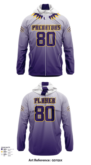 Windbreaker, San Antonio Predators Basketball, Men's Basketball, Teamtime, Team time, sublimation, custom sports apparel, team uniforms, spirit wear, spiritwear, sports uniforms, custom shirts, team store, custom team store, fundraiser sports, apparel fundraiser