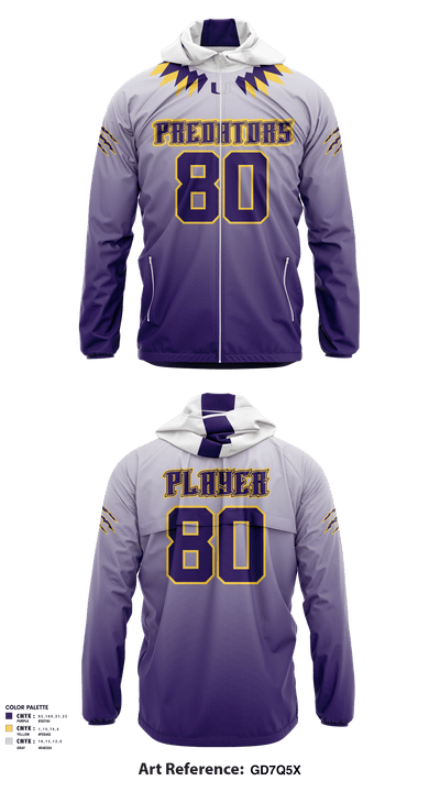 San Antonio Predators Basketball 29054857 Windbreaker - 6