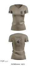 327th MCT 96493981 Women's Short Sleeve V-neck Shirt - 1