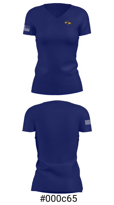 Hudsonville High School 86879701 Women's Short Sleeve V-neck Shirt - 21