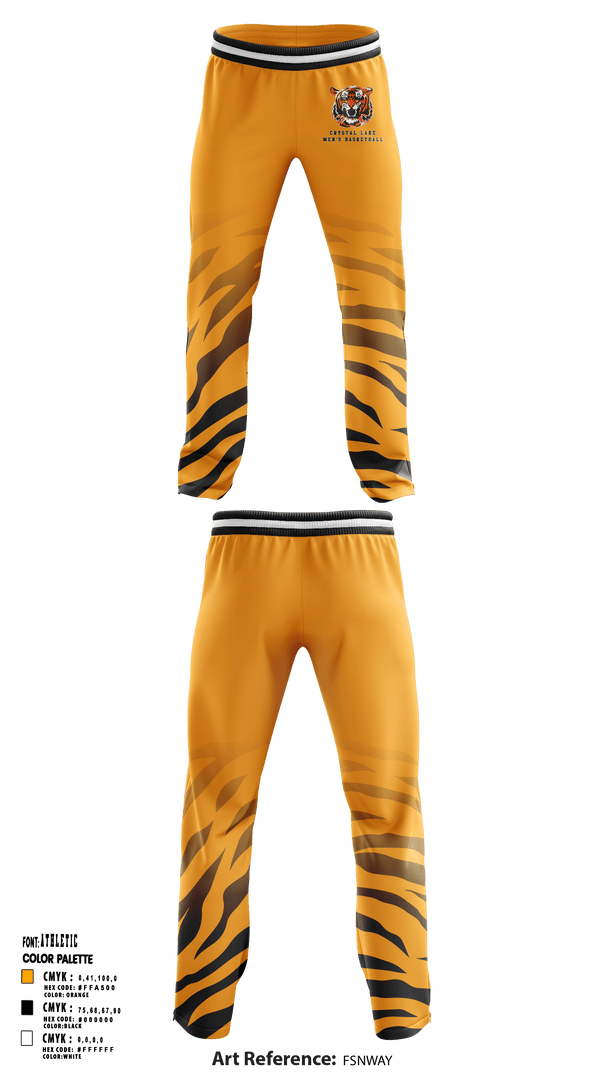 Sweatpants, Crystal Lake Central High School Basketball, Men's Basketball, Teamtime, Team time, sublimation, custom sports apparel, team uniforms, spirit wear, spiritwear, sports uniforms, custom shirts, team store, custom team store, fundraiser sports, apparel fundraiser
