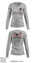 22ND RRB 50594442 Women's Long Sleeve V-neck Shirt - 50