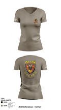 272 Chemical Decon 1 62690380 Women's Short Sleeve V-neck Shirt - 10