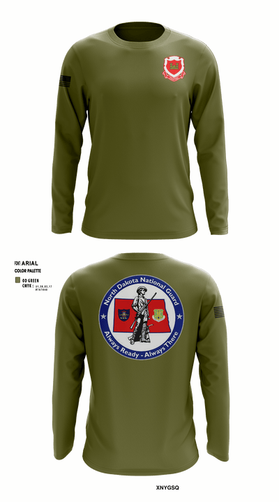 164th EN BN 3856732 Long Sleeve Performance Shirt - 2