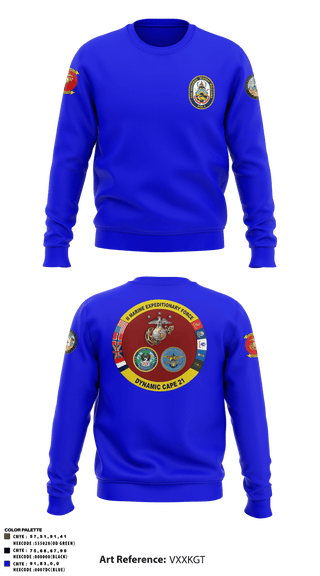 Crew Neck Sweatshirt, , Marines, Teamtime, Team time, sublimation, custom sports apparel, team uniforms, spirit wear, spiritwear, sports uniforms, custom shirts, team store, custom team store, fundraiser sports, apparel fundraiser