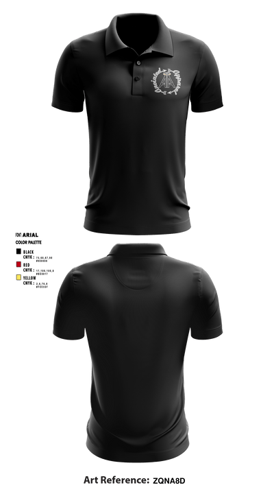 Anointed Apparel 6360588 Short Sleeve Performance Polo - 1