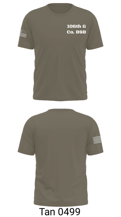106th G Co. BSB 21695464 Short Sleeve Performance Shirt - 35
