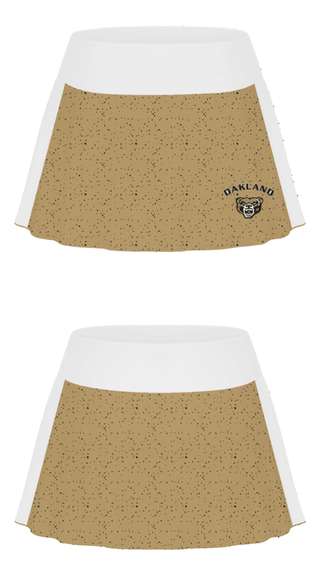 Skort, Oakland University Golf, Golf, Teamtime, Team time, sublimation, custom sports apparel, team uniforms, spirit wear, spiritwear, sports uniforms, custom shirts, team store, custom team store, fundraiser sports, apparel fundraiser