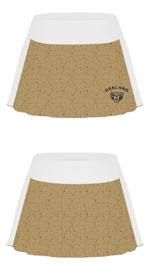 Skort, Oakland University Golf, Golf, Teamtime, Team time, sublimation, custom sports apparel, team uniforms, spirit wear, spiritwear, sports uniforms, custom shirts, team store, custom team store, fundraiser sports, apparel fundraiser