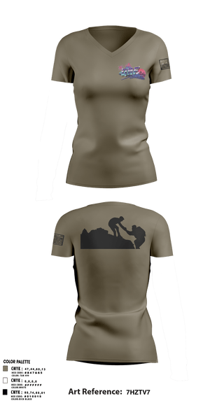 Women's Short Sleeve Vneck Shirt, , Marines, Teamtime, Team time, sublimation, custom sports apparel, team uniforms, spirit wear, spiritwear, sports uniforms, custom shirts, team store, custom team store, fundraiser sports, apparel fundraiser