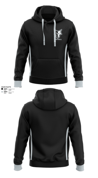 Hoodie, Waverly-South Shore Coyotes, Football, Teamtime, Team time, sublimation, custom sports apparel, team uniforms, spirit wear, spiritwear, sports uniforms, custom shirts, team store, custom team store, fundraiser sports, apparel fundraiser