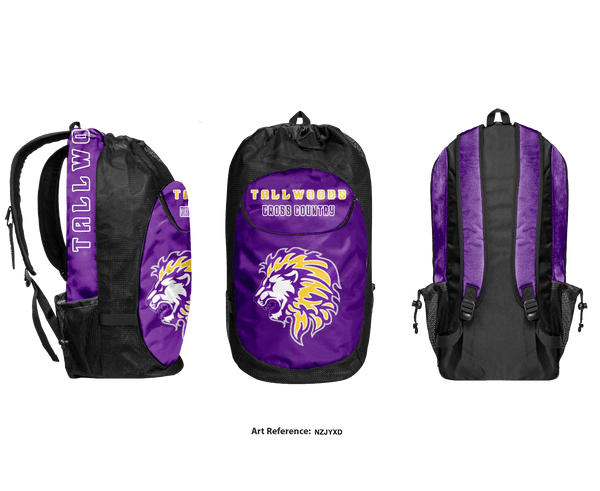 Gear Bag, Tallwood Cross Country, Cross Country, Teamtime, Team time, sublimation, custom sports apparel, team uniforms, spirit wear, spiritwear, sports uniforms, custom shirts, team store, custom team store, fundraiser sports, apparel fundraiser