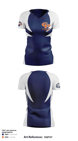 Women's Short Sleeve Vneck Shirt, College Place Wrestling, Wrestling, Teamtime, Team time, sublimation, custom sports apparel, team uniforms, spirit wear, spiritwear, sports uniforms, custom shirts, team store, custom team store, fundraiser sports, apparel fundraiser