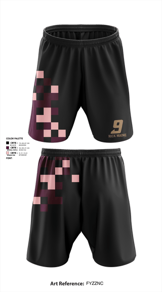 Athletic Shorts With Pockets, Rick Maine, E-Sports, Teamtime, Team time, sublimation, custom sports apparel, team uniforms, spirit wear, spiritwear, sports uniforms, custom shirts, team store, custom team store, fundraiser sports, apparel fundraiser