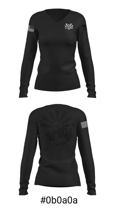 208 Transportation Company 66271864 Women's Long Sleeve V-neck Shirt - 35