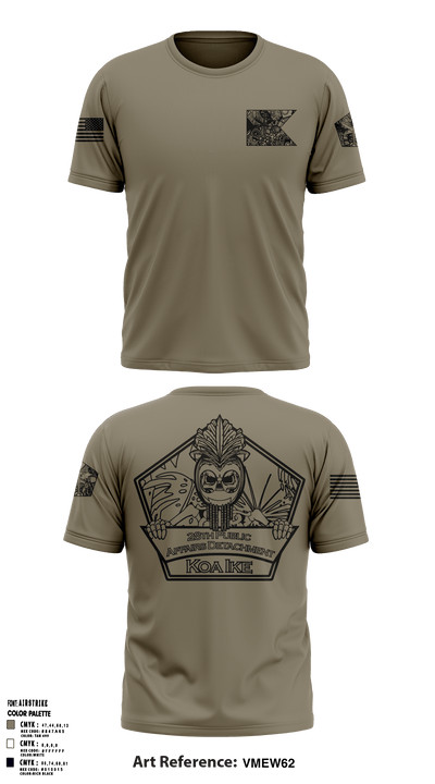 28th Public Affairs Detachment 51689522 Short Sleeve Performance Shirt - 61