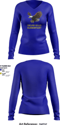 Shiloh Hills Elementary 73466717 Women's Long Sleeve V-neck Shirt - 2