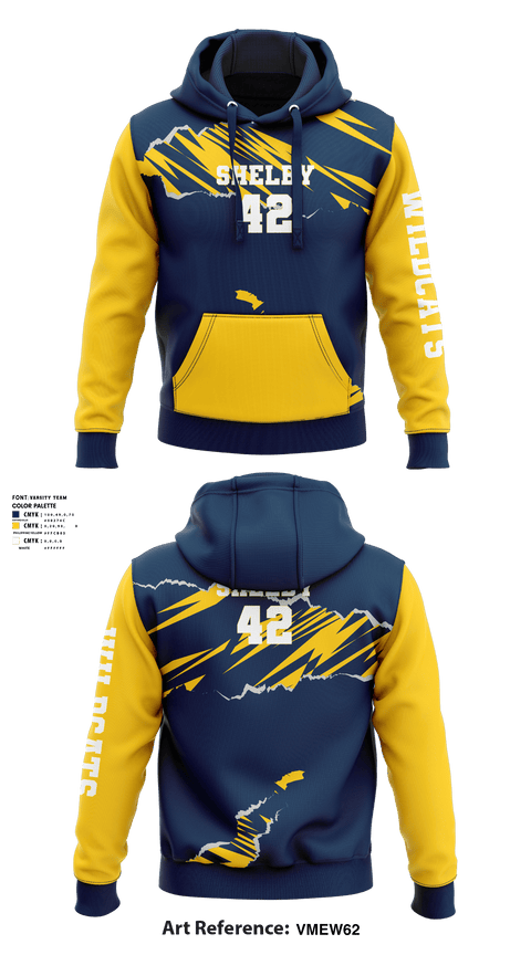 Hoodie, Shelby Wildcats, Women's Volleyball, Teamtime, Team time, sublimation, custom sports apparel, team uniforms, spirit wear, spiritwear, sports uniforms, custom shirts, team store, custom team store, fundraiser sports, apparel fundraiser