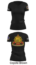 WVARNG Surface Maintenance Management Office 36945793 Women's Short Sleeve V-neck Shirt - 18