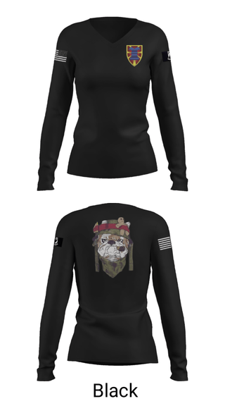Women's Long Sleeve Vneck Shirt, , Army, Teamtime, Team time, sublimation, custom sports apparel, team uniforms, spirit wear, spiritwear, sports uniforms, custom shirts, team store, custom team store, fundraiser sports, apparel fundraiser