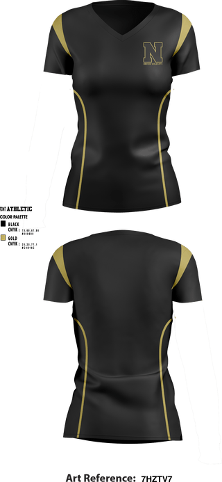Women's Short Sleeve Vneck Shirt, Neosho High School Wrestling, , Teamtime, Team time, sublimation, custom sports apparel, team uniforms, spirit wear, spiritwear, sports uniforms, custom shirts, team store, custom team store, fundraiser sports, apparel fundraiser