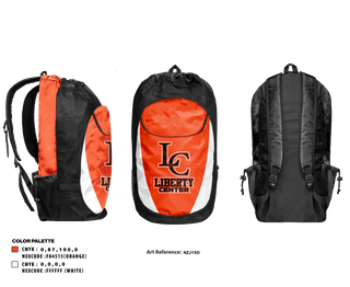 Gear Bag, Liberty Center Middle School, Spirit Store, Teamtime, Team time, sublimation, custom sports apparel, team uniforms, spirit wear, spiritwear, sports uniforms, custom shirts, team store, custom team store, fundraiser sports, apparel fundraiser